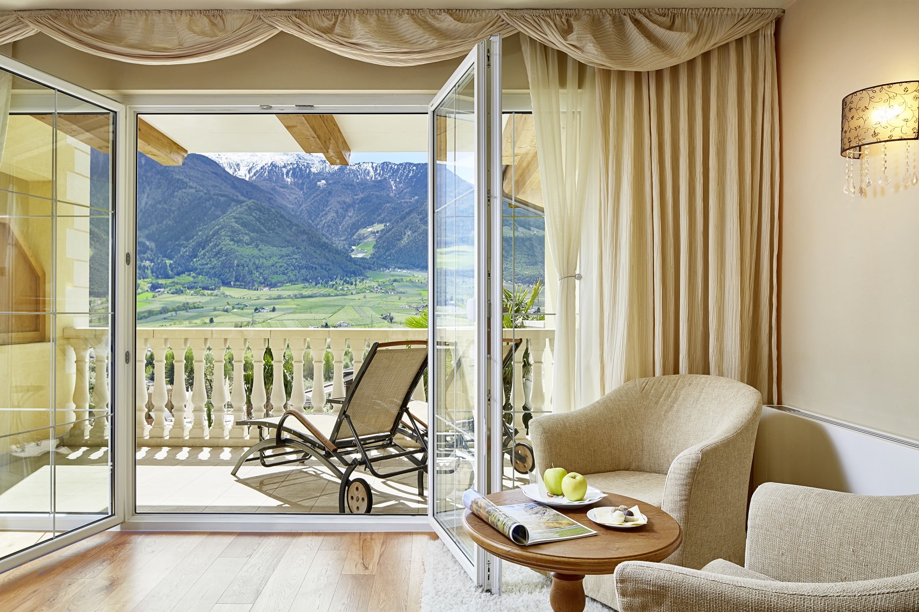 Luxury Suite Lavendel balcone